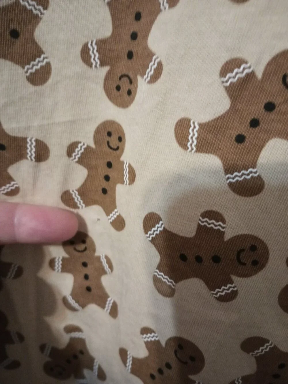 EUC ~ Vibrant Life Gingerbread Man Dog Pajamas, XL - Beige